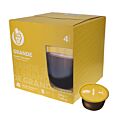 Kaffekapslen Grande 30 package and pod for Dolce Gusto
