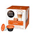 Nescafé Latte Macchiato Caramel package and capsule for Dolce Gusto