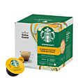 Starbucks Blonde Espresso Roast package and capsule for Dolce Gusto