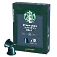 Starbucks Espresso Roast Big Pack package and capsule for Nespresso
